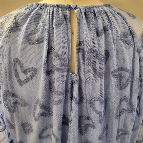 Johnny Was Mesh Embroidered Blouse - Picture 7 of 10